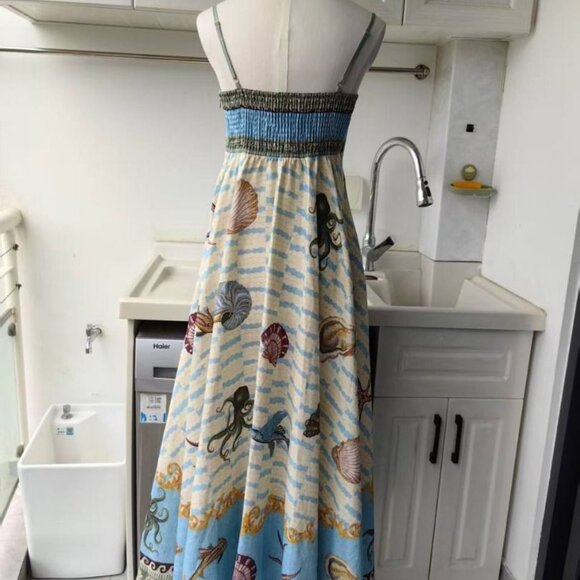 ALEMAIS bath house printed maxi dress - multicoloured - Picture 6 of 10